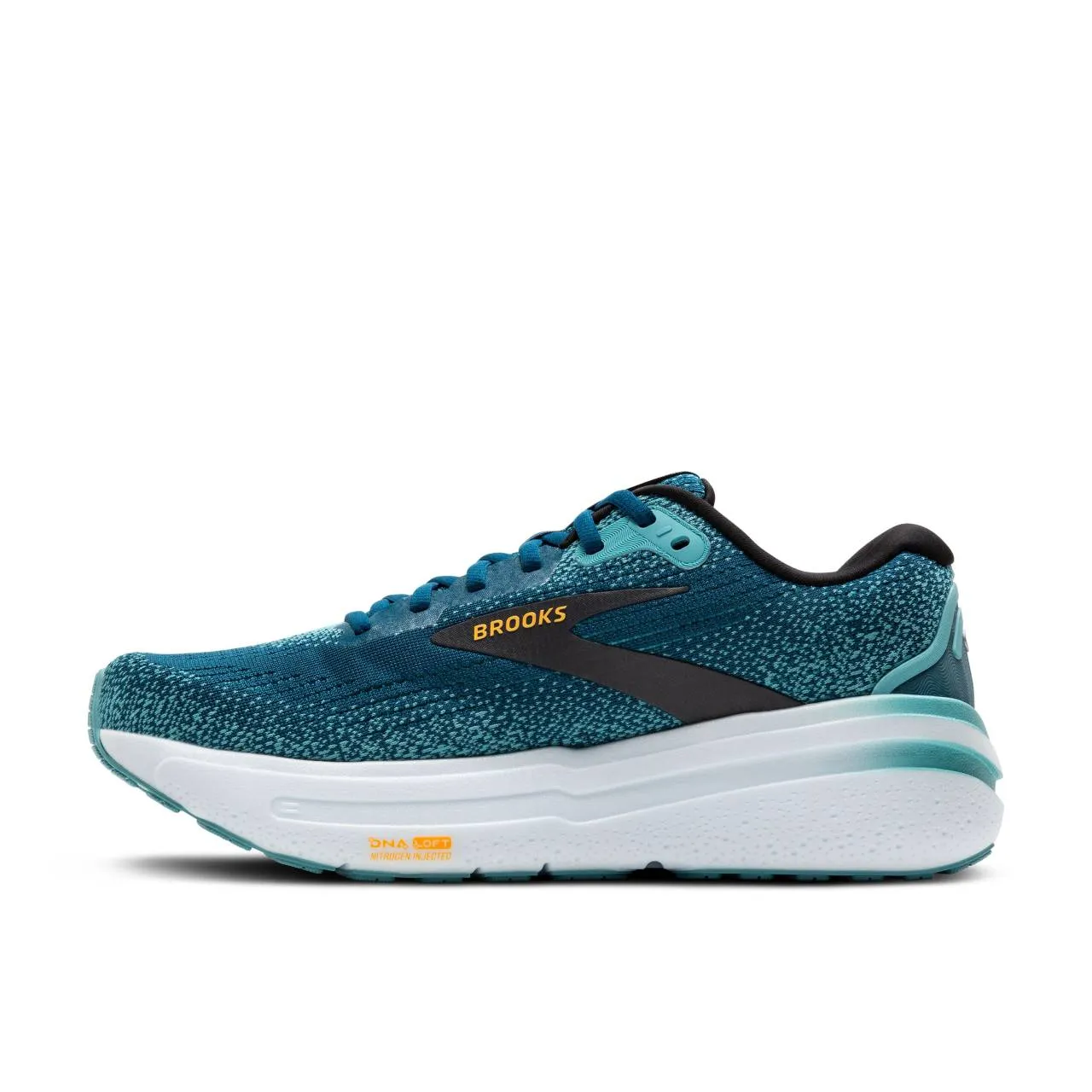 Brooks Ghost Max 2 (Mens) - Moroccan Blue/Aqua/Orange Pop