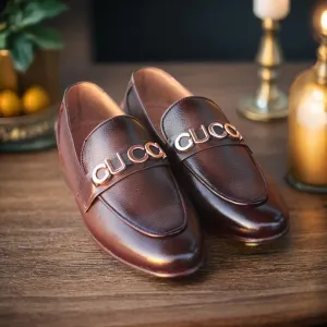 Brown Moccasion Formal Shoes for men