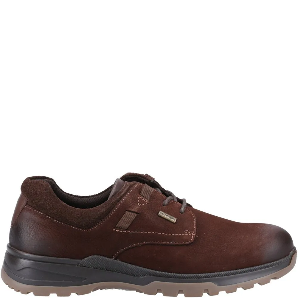 Brown Pele Lace-Up Shoes