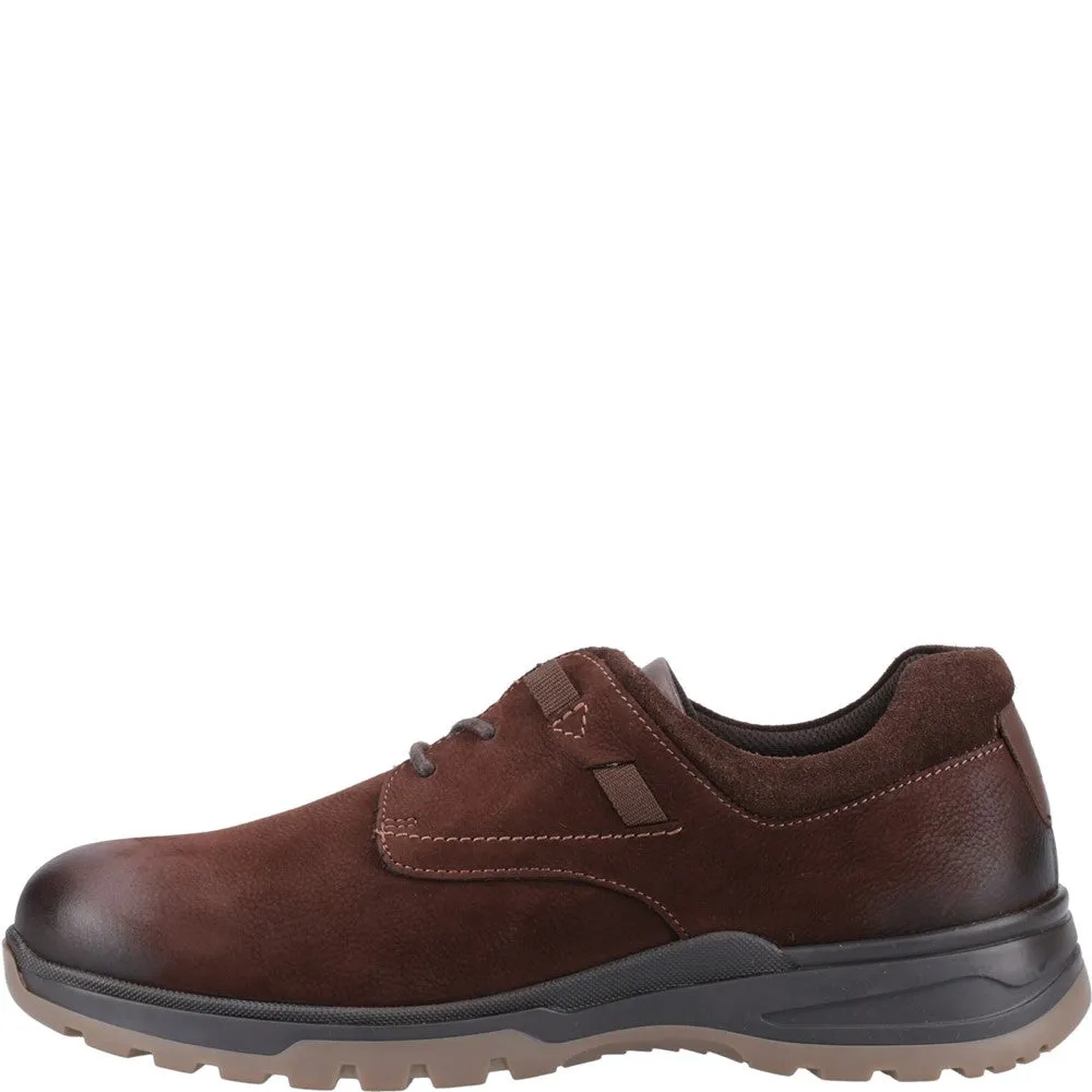 Brown Pele Lace-Up Shoes