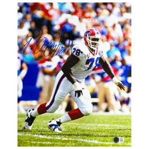 Bruce Smith Signed 11x14 Football Photo (Beckett)