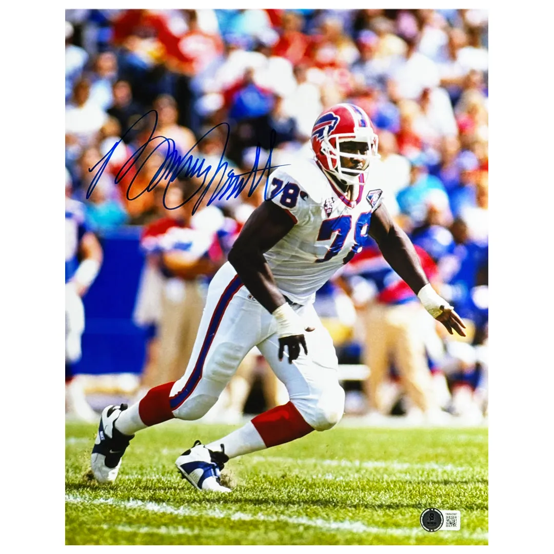 Bruce Smith Signed 11x14 Football Photo (Beckett)