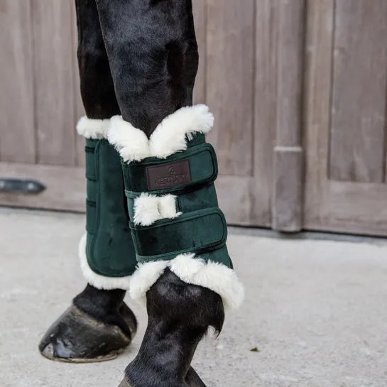 Brushing Boots Velvet Contrast