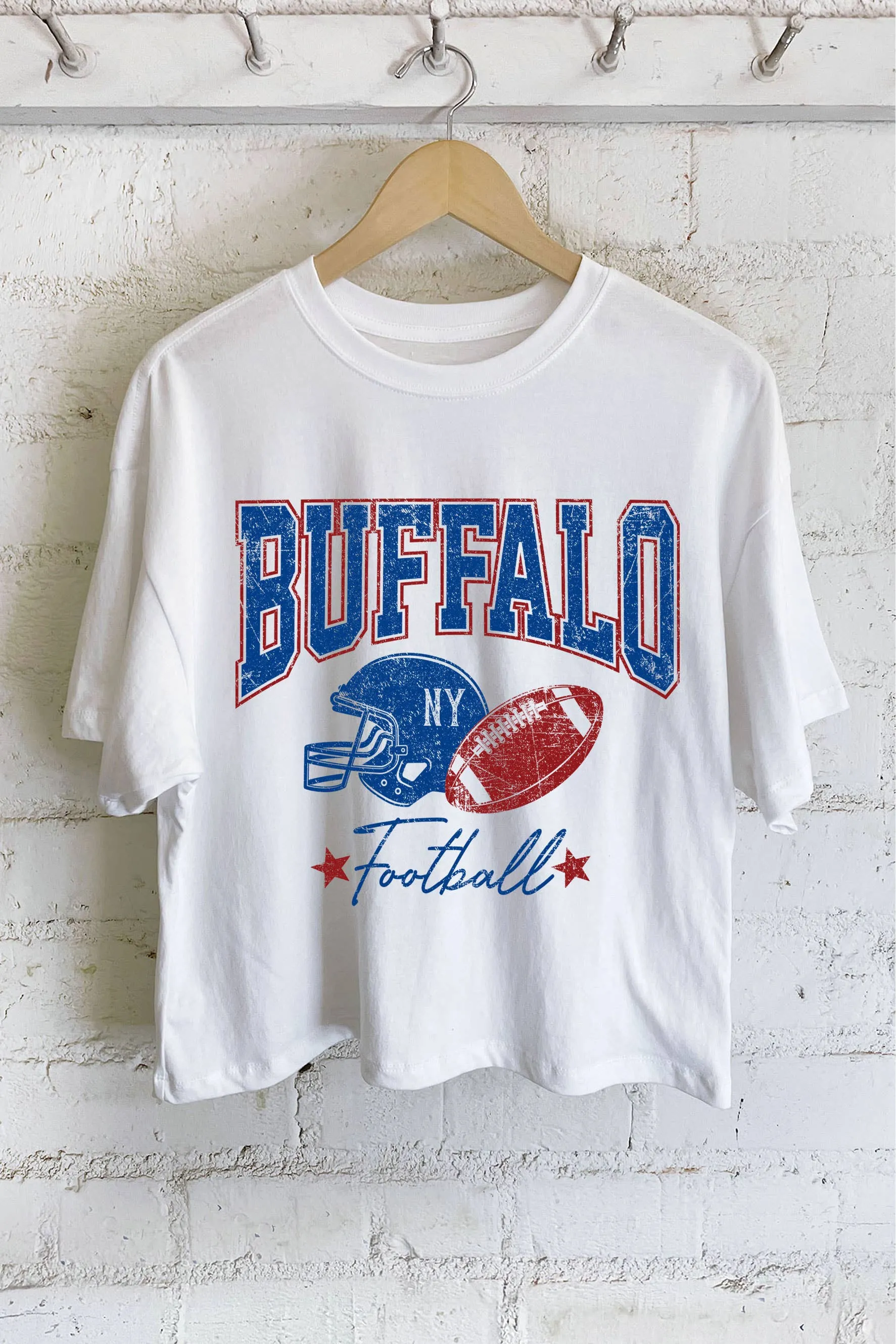 Buffalo Football Graphic Long Crop Top