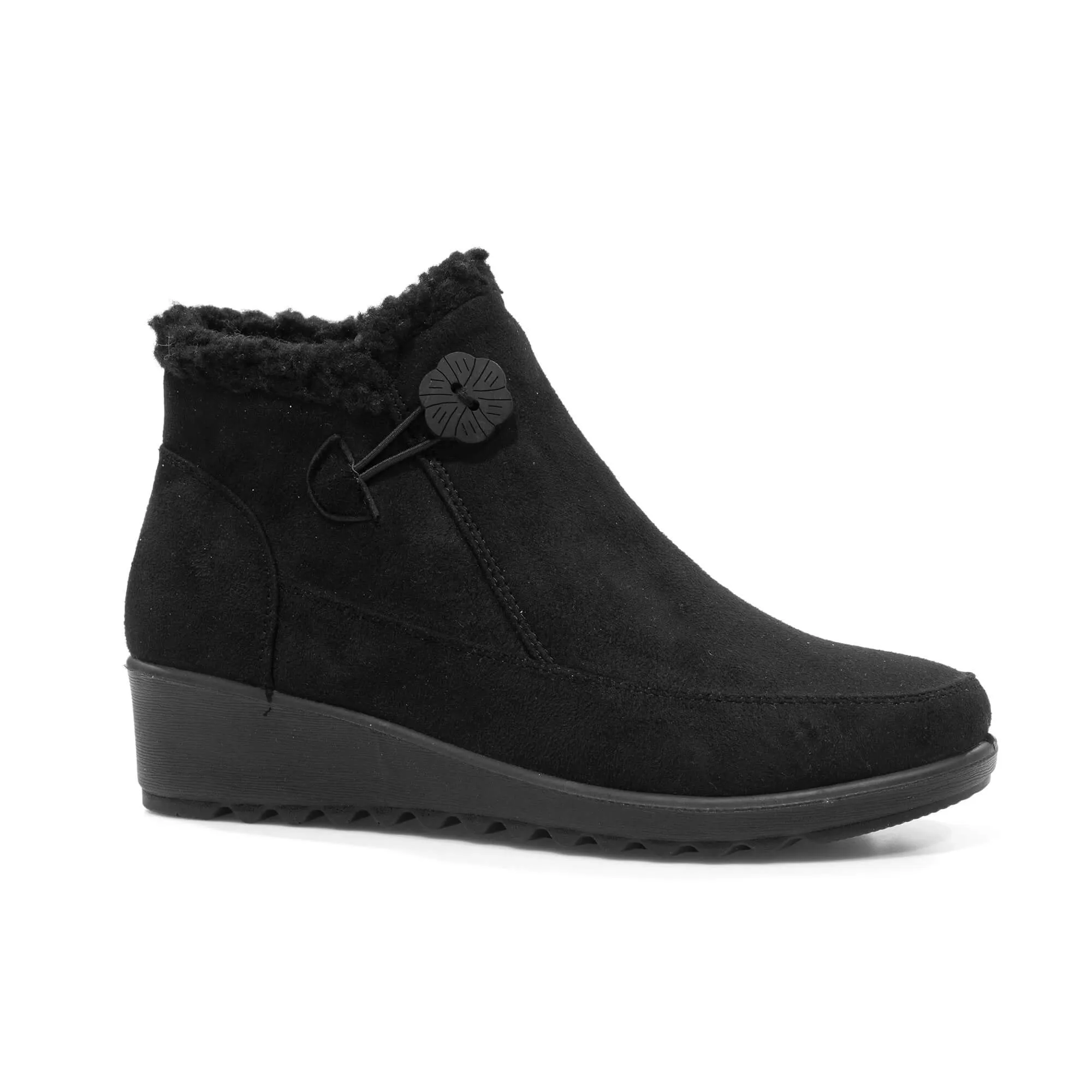 Button Boot - Black