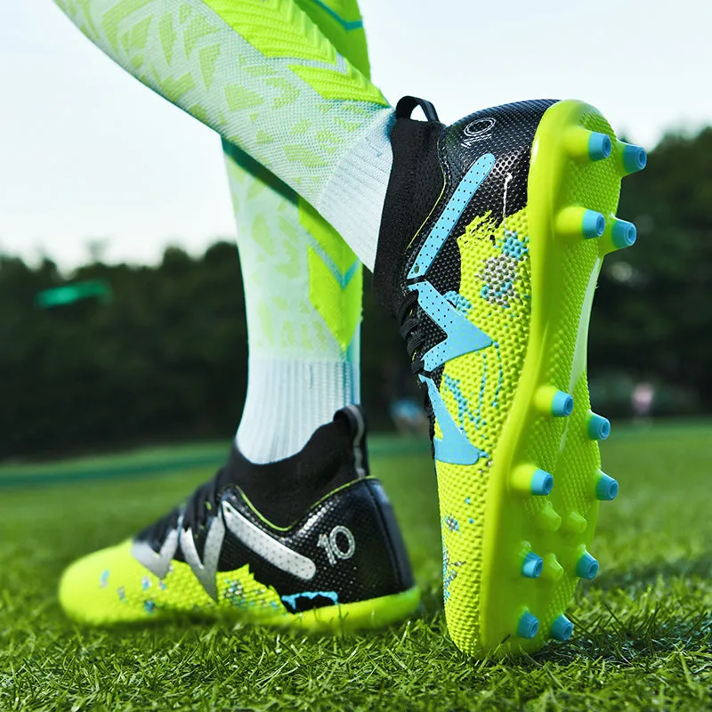 Camouflage High-Top Adult Soccer Cleats, Training