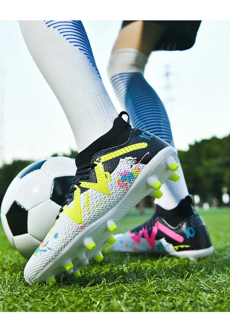 Camouflage High-Top Adult Soccer Cleats, Training