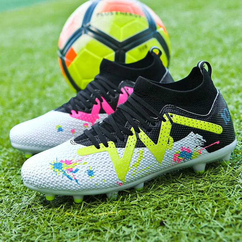 Camouflage High-Top Adult Soccer Cleats, Training