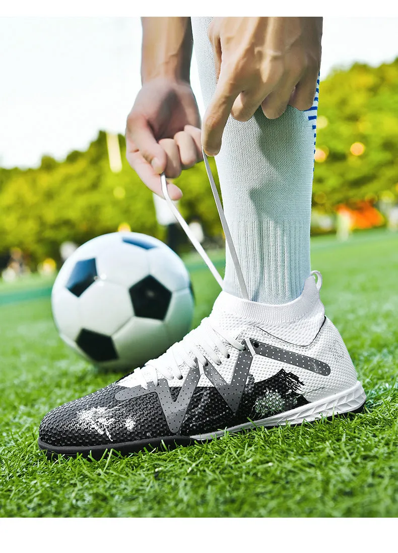 Camouflage High-Top Adult Soccer Cleats, Training