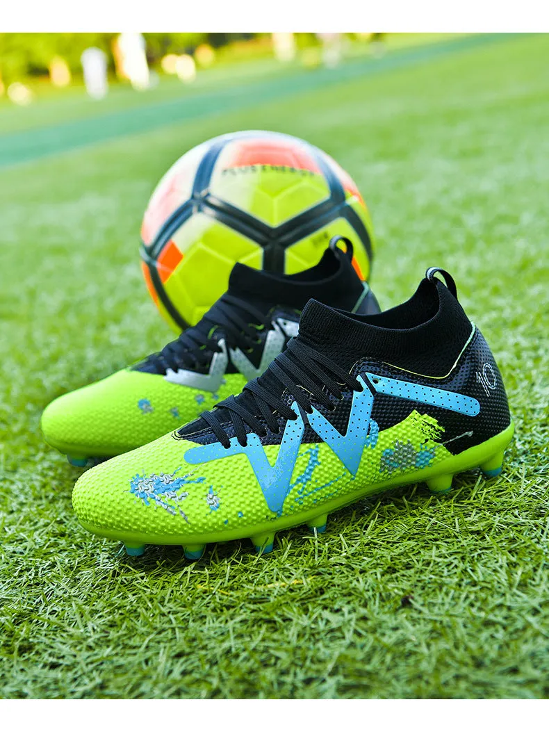 Camouflage High-Top Adult Soccer Cleats, Training