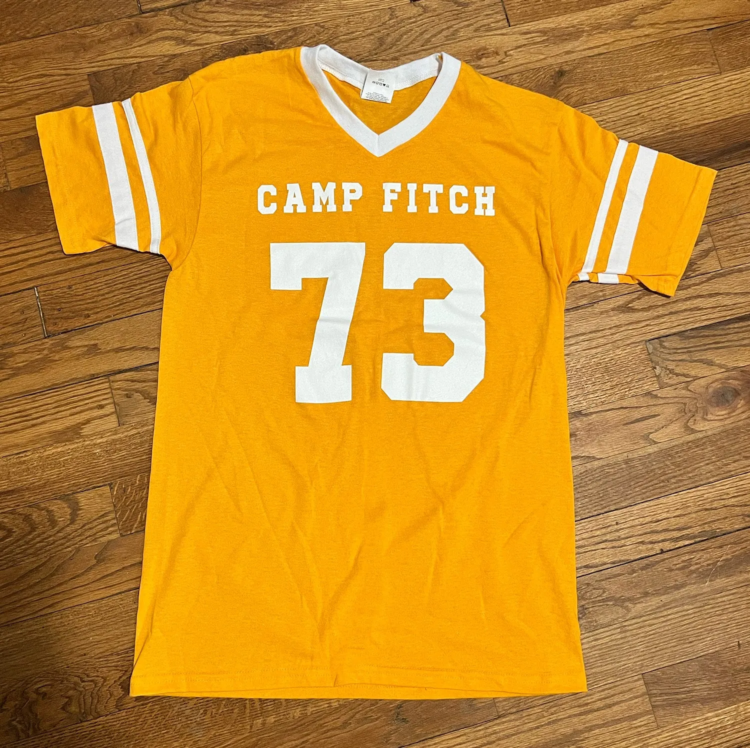 Camp Fitch "REWIND" Line - Yellow "73" Football Shirt