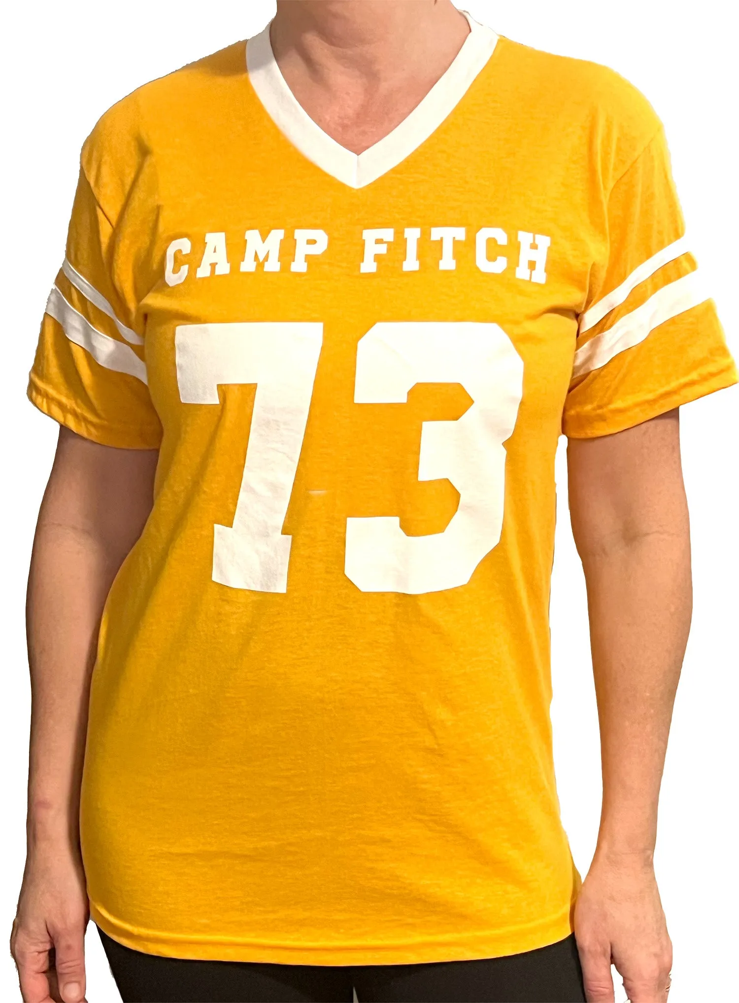 Camp Fitch "REWIND" Line - Yellow "73" Football Shirt