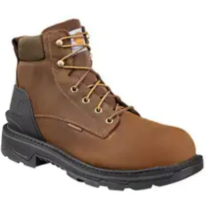 Carhartt Men's Ironwood 6" Alloy Toe WP Work Boot - Brown - FT6500-M