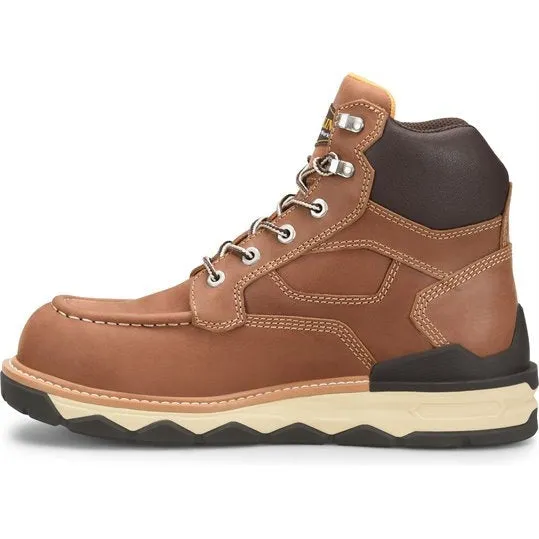 Carolina Men's Guardian 6" WP Comp Toe Wedge Work Boot - Brown - CA7834