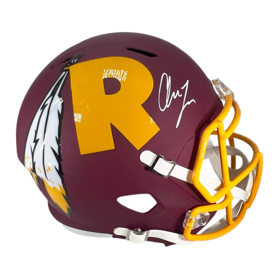 Chase Young Signed Washington Redskins AMP Speed Full-Size Replica Football Helmet (Fanatics)