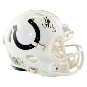 Chris Lammons Signed Indianapolis Colts Salute to Service 2024 Mini Football Helmet (Beckett)