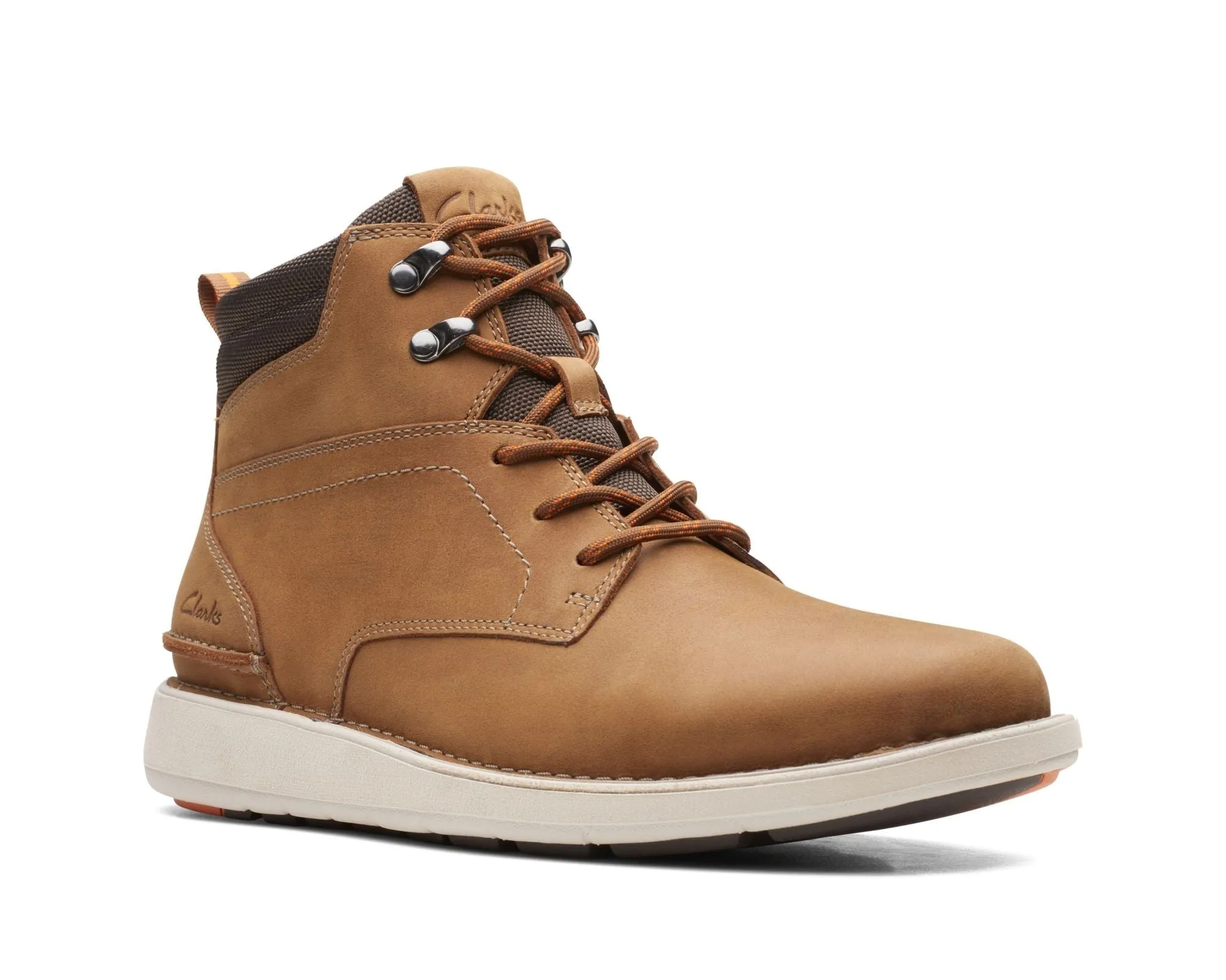 Clarks Larvik Mid Dark Tan Oily