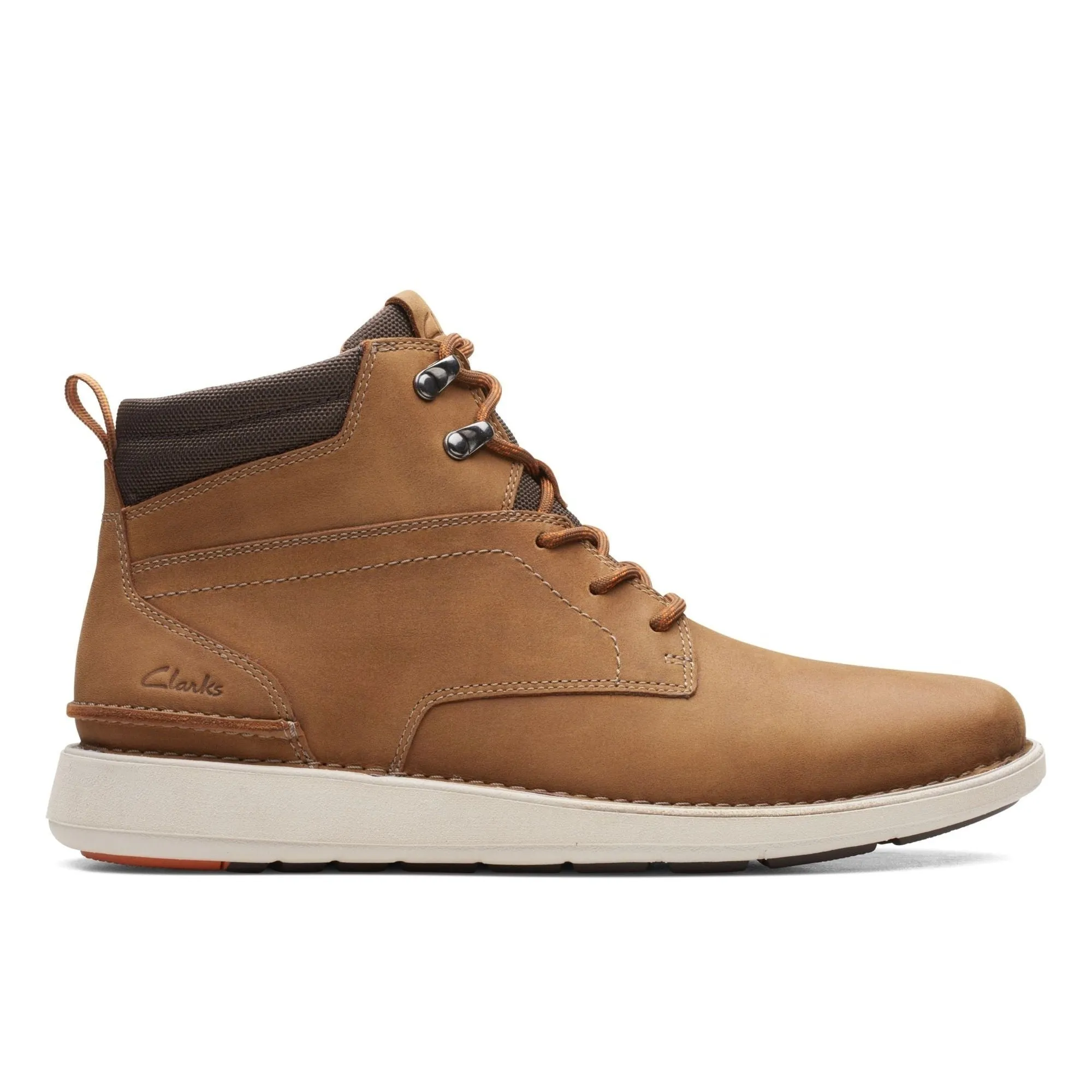 Clarks Larvik Mid Dark Tan Oily