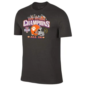 Clemson Tigers 2016 College Football National Champions All In Stadium T-Shirt