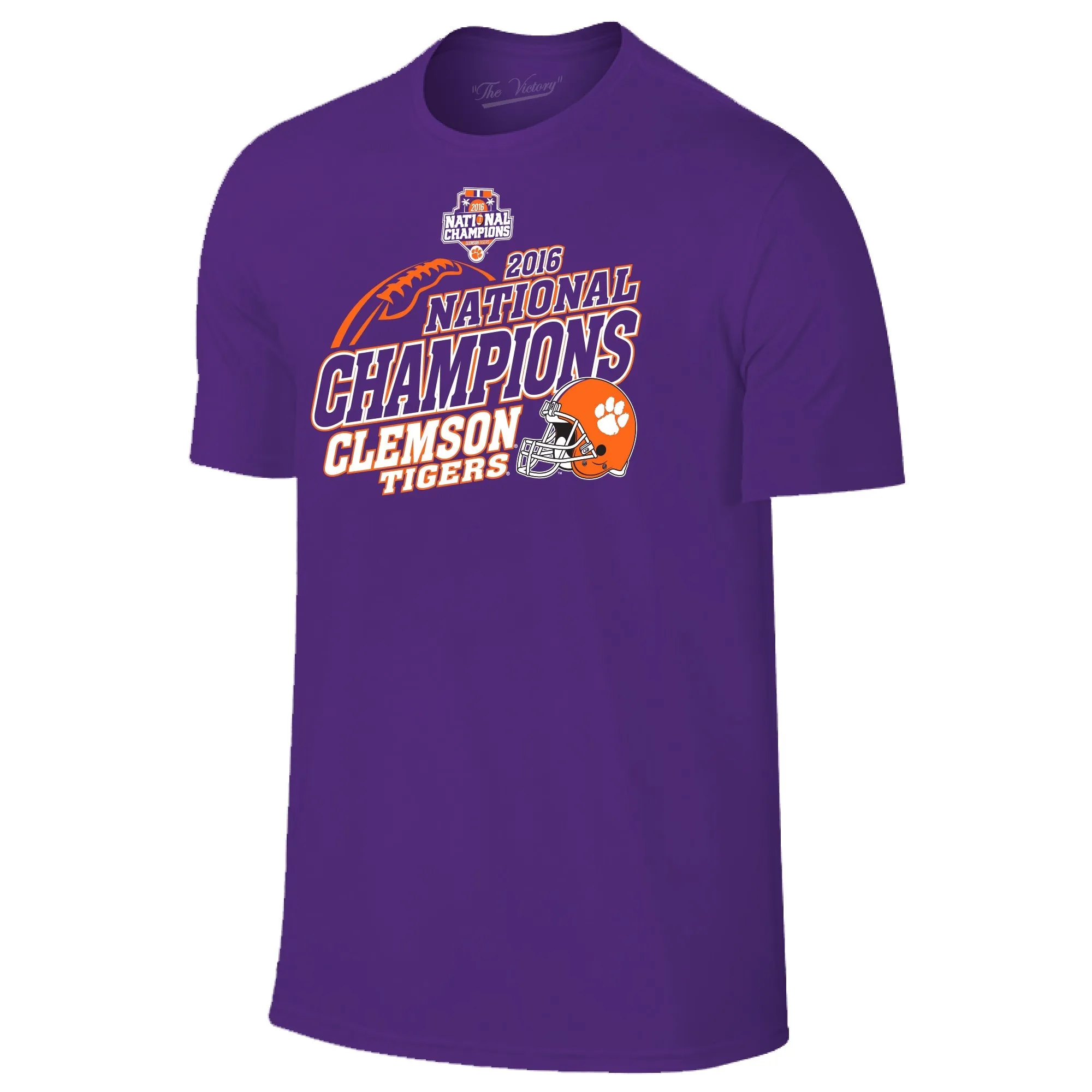 Clemson Tigers 2016 College Football National Champions Helmet Ball T-Shirt