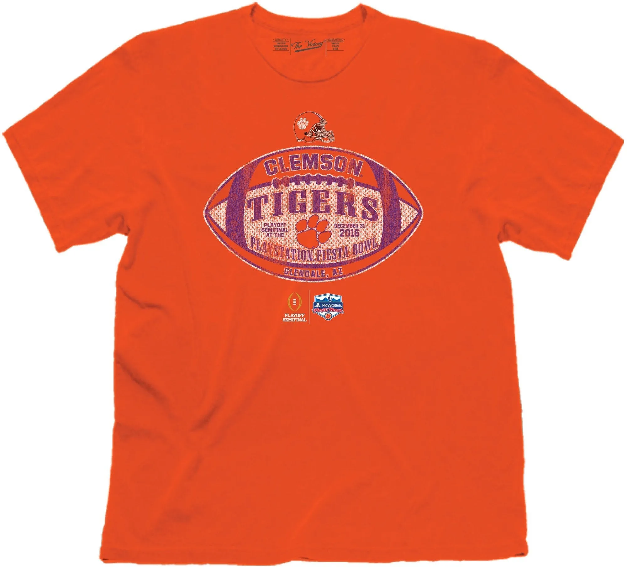 Clemson Tigers 2017 College Football Playoff Semifinal Orange Ball T-Shirt