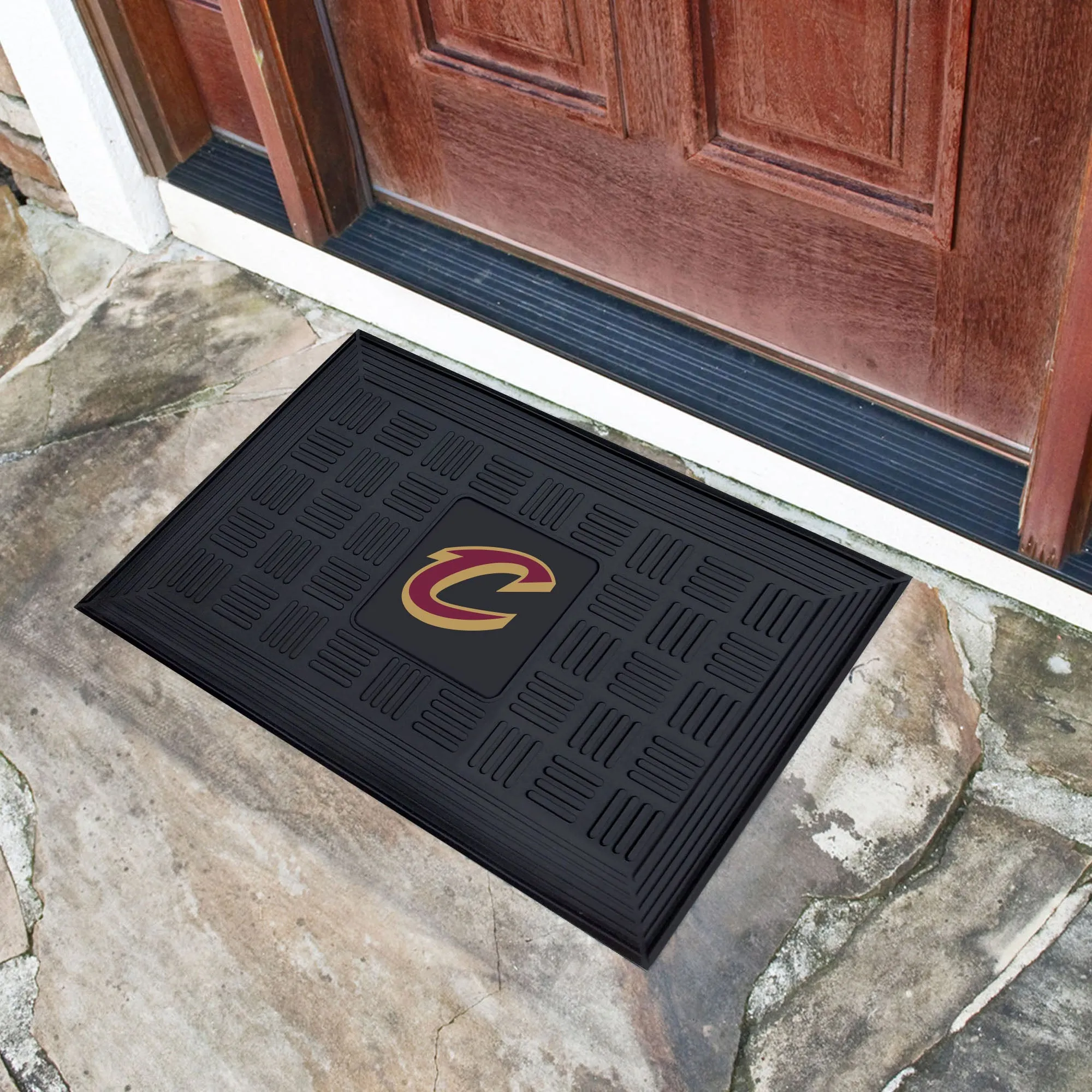 Cleveland Cavaliers Heavy Duty Vinyl Medallion Door Mat - 19.5in. x 31in.