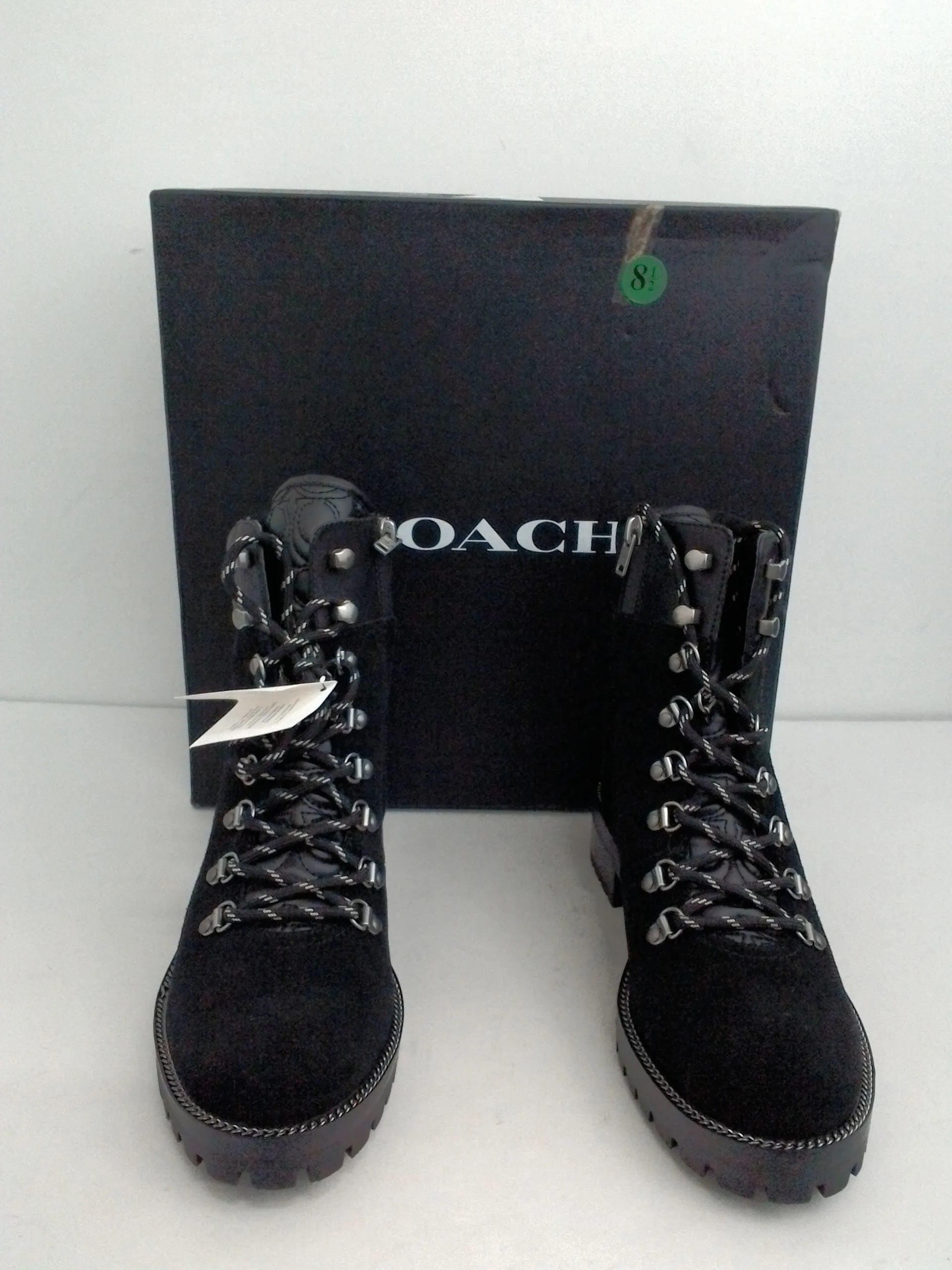 COACH Women's Lorren Black Bootie Suede Size  8.5 M