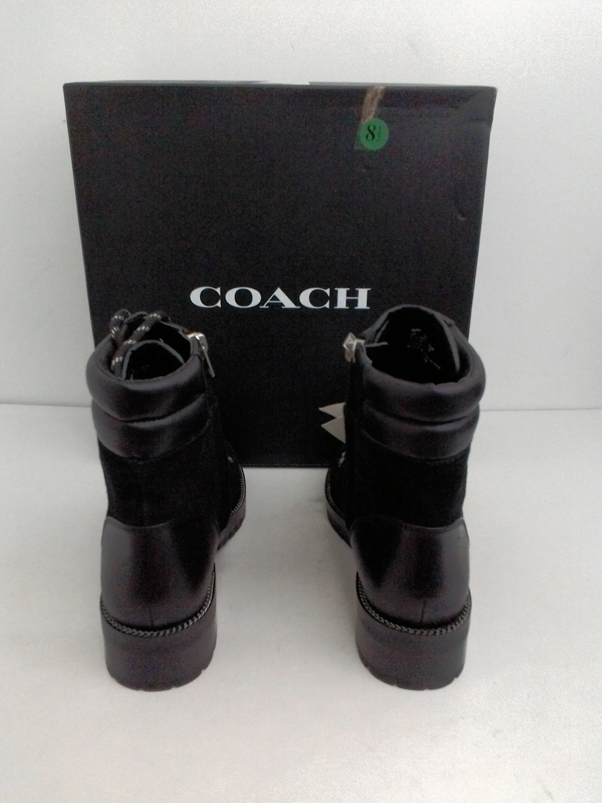 COACH Women's Lorren Black Bootie Suede Size  8.5 M