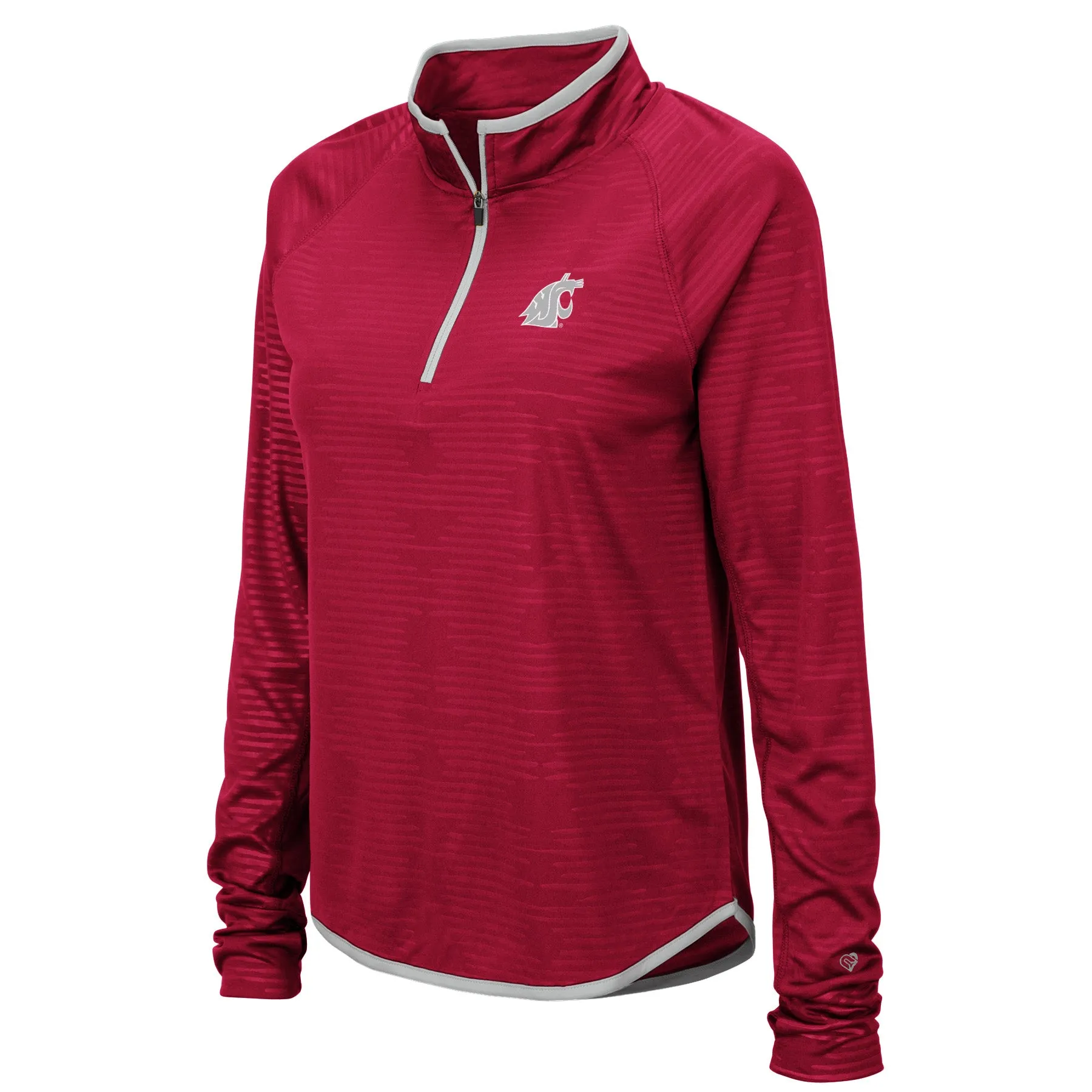 Colosseum Ladies Crimson 1/4 Zip