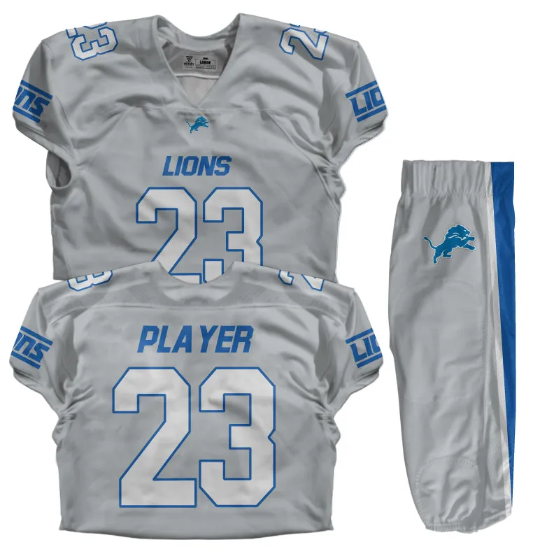 Custom Football Uniform (Youth) - Lions