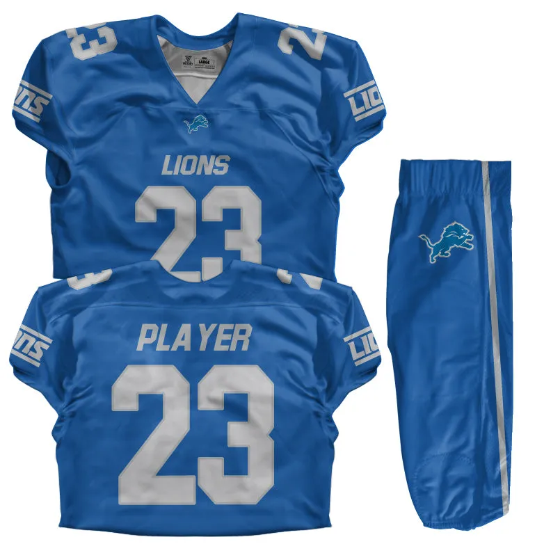 Custom Football Uniform (Youth) - Lions