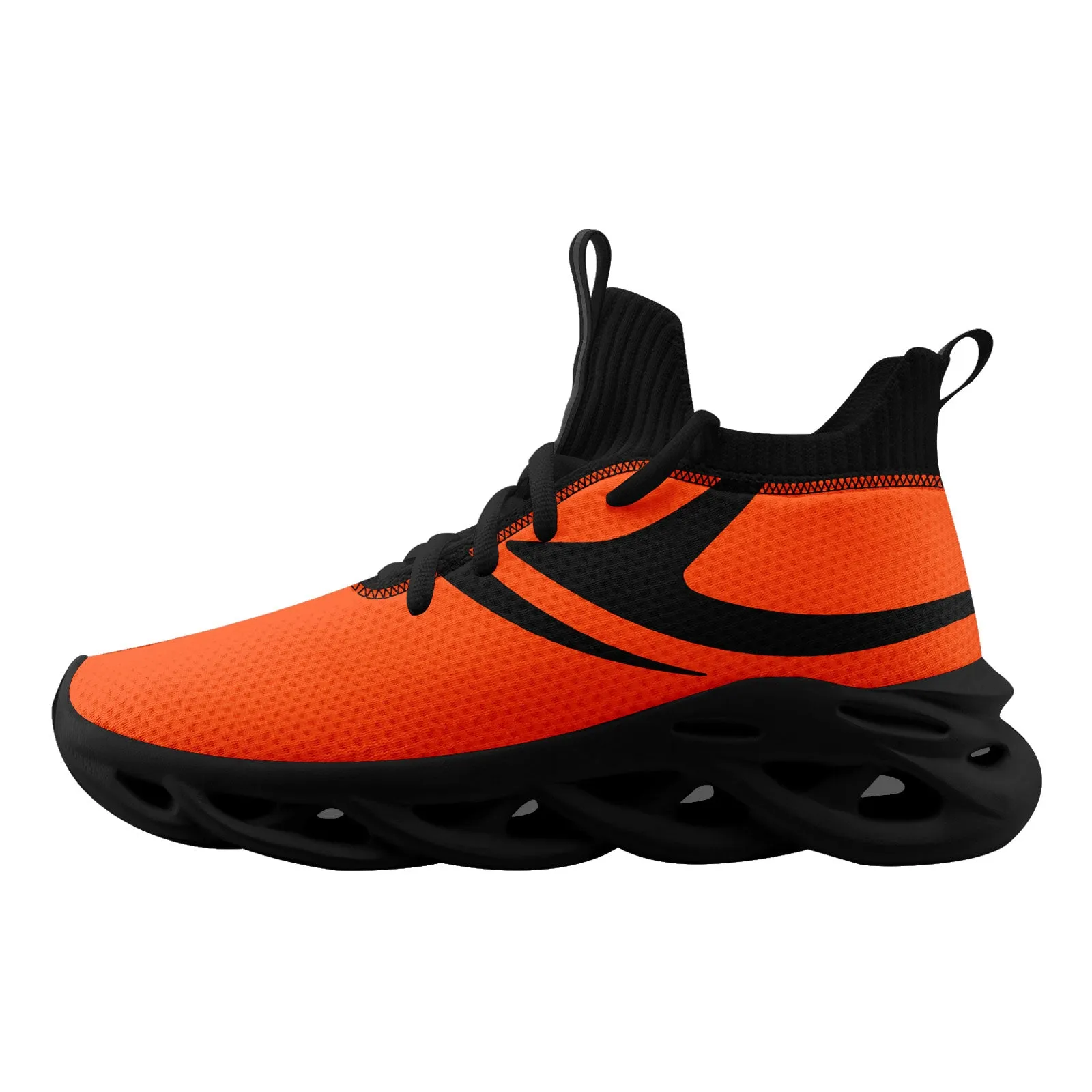 Custom Orange Cincinnati Football Jersey and Sports Shoes Combo Offer Personalized Combo ZH-D025008-6