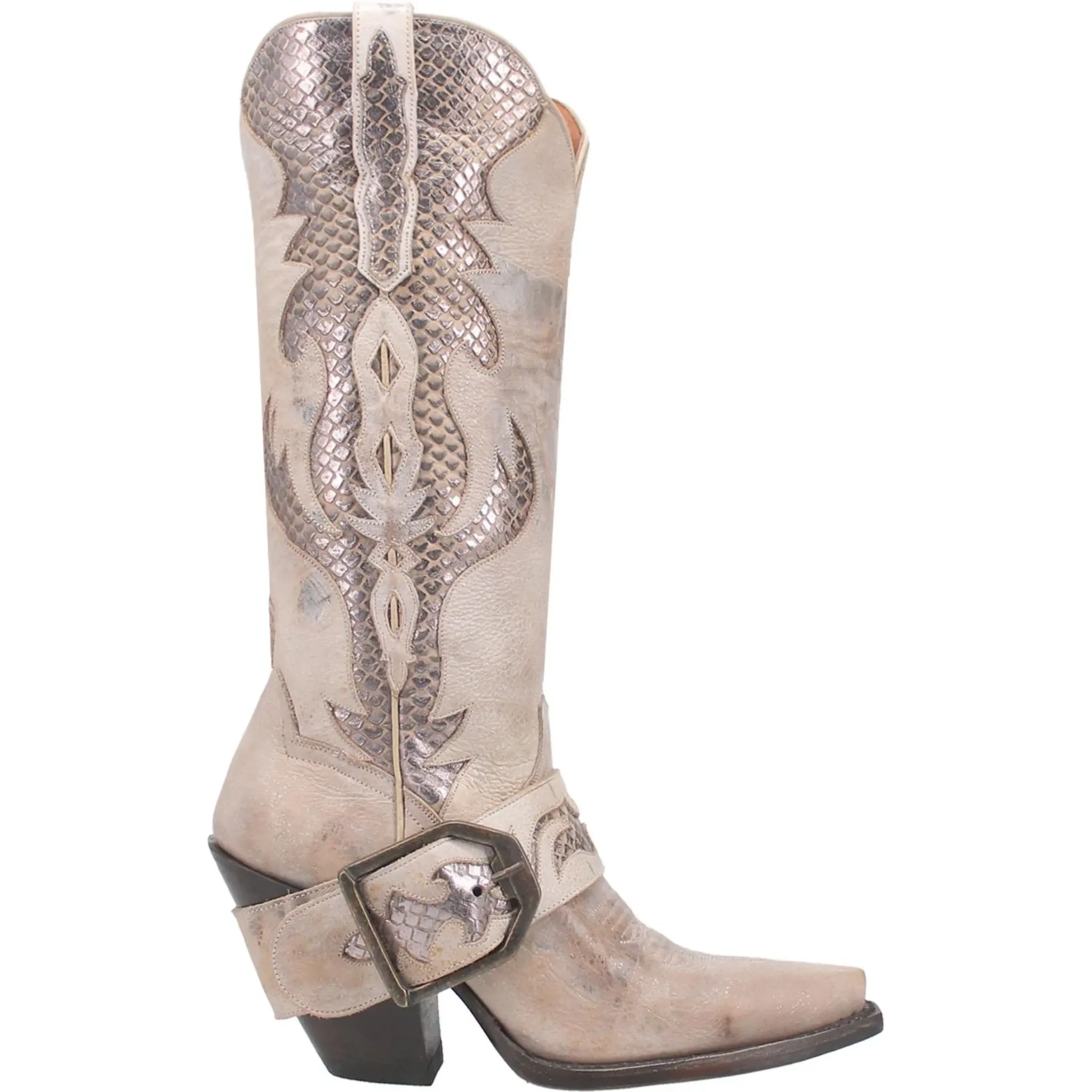 DAN POST WOMEN'S WHITE SYDNEY WESTERN BOOT - DP4204