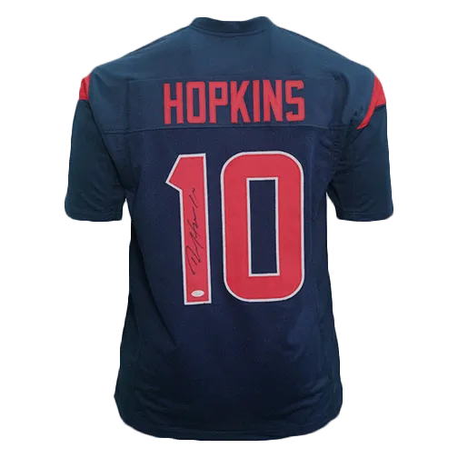 DeAndre Hopkins Pro Style Autographed Football Jersey Color Rush (JSA)