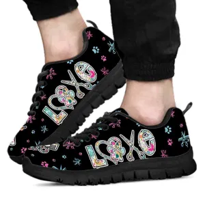 Dog Groomer Sneaker, Dog Groomer Love Cute Floral Sneakers Shoes, Best Running Shoes, Unique Gifts For Dog Lovers