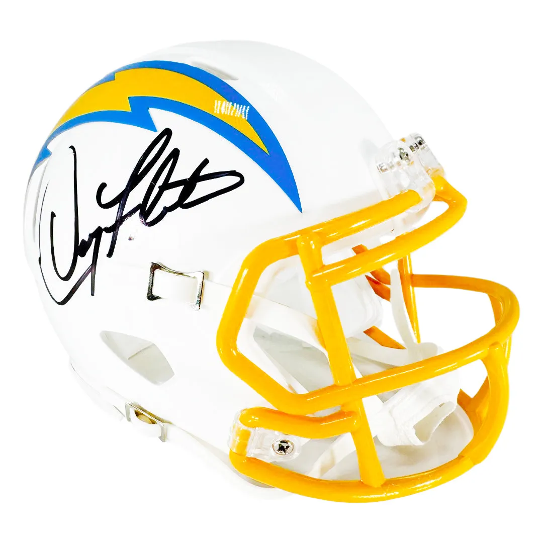 Doug Flutie Signed Los Angeles Chargers Speed Mini Football Helmet (Beckett)