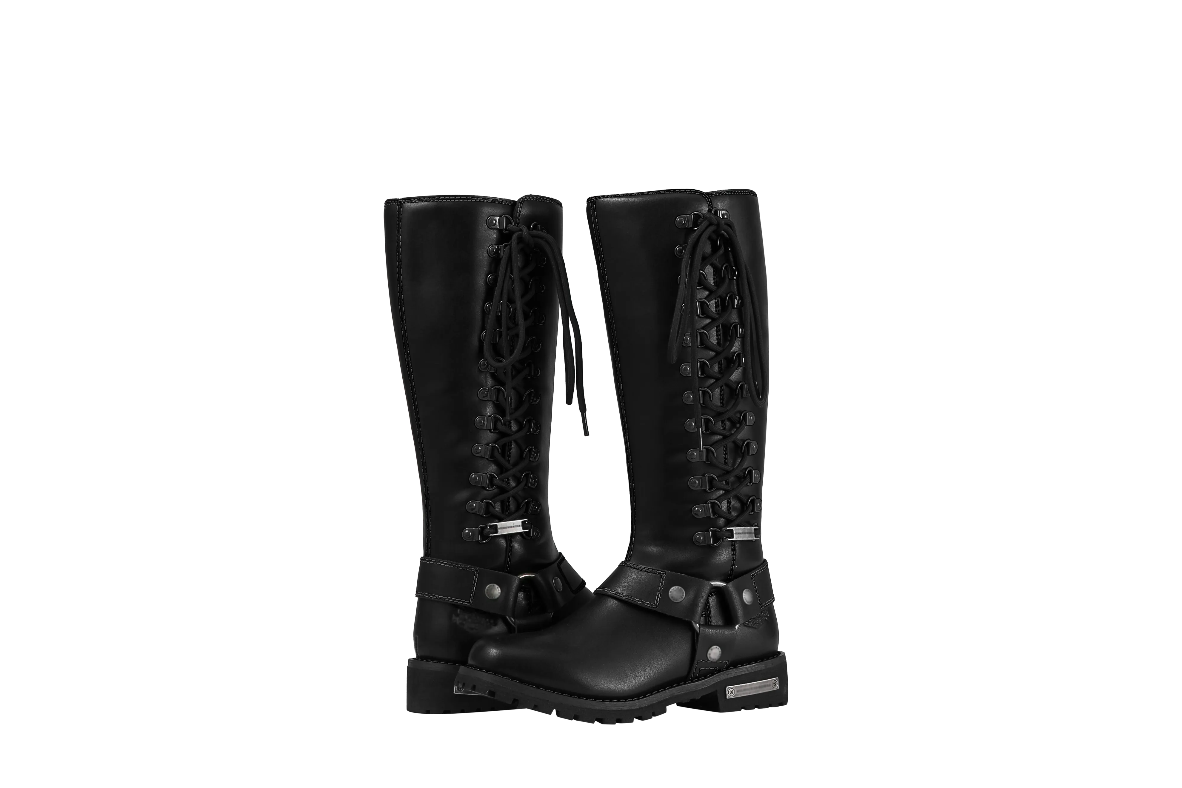 Dream Apparel® Women Biker Long Boots with Laces