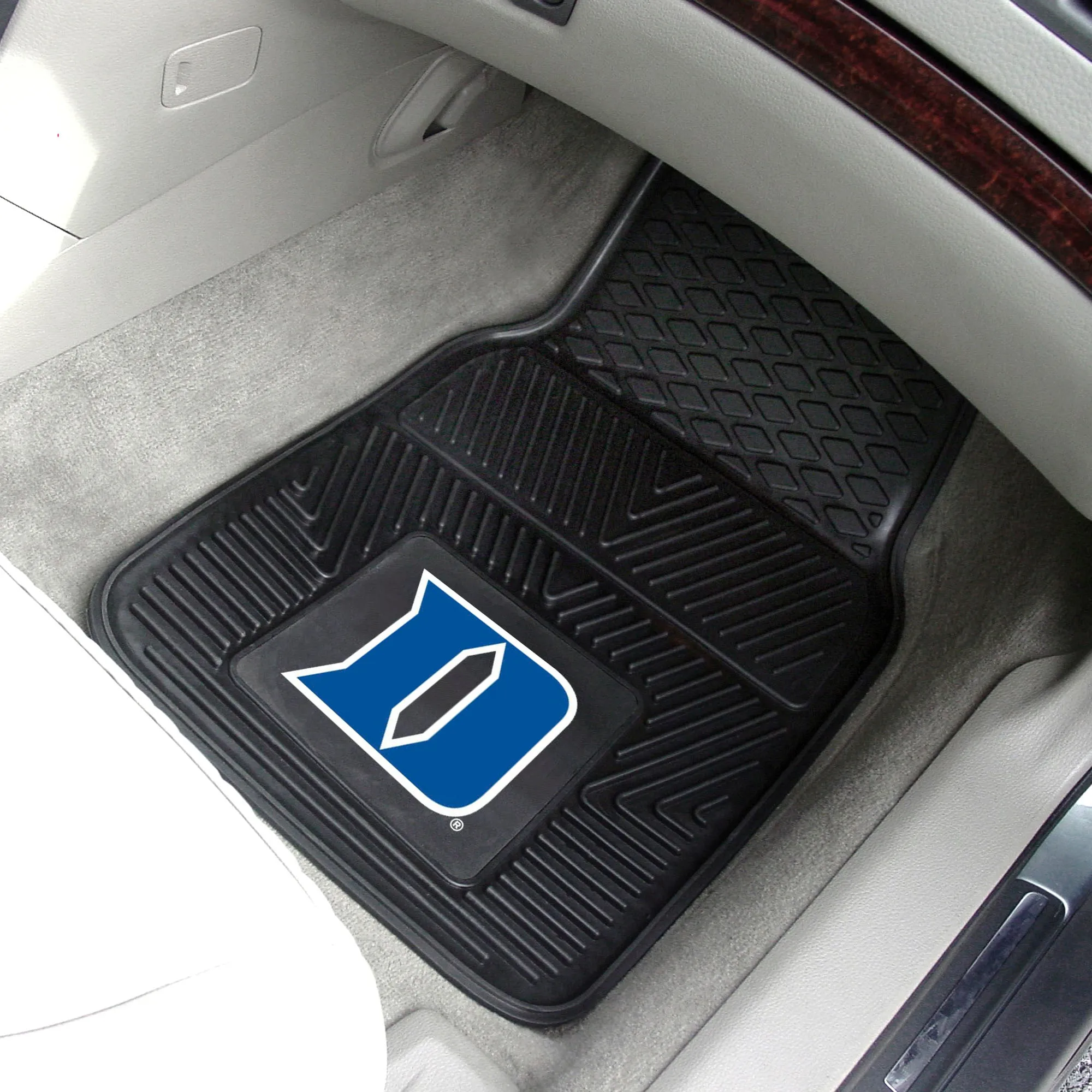 Duke Blue Devils Heavy Duty Car Mat Set - 2 Pieces