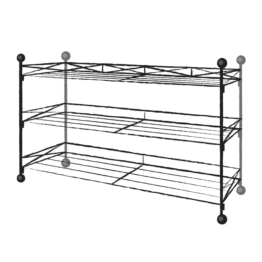 Elegance Large Shoe Rack