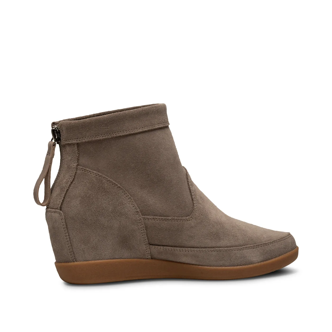 Emmy Suede Wedge - TAUPE/TAUPE