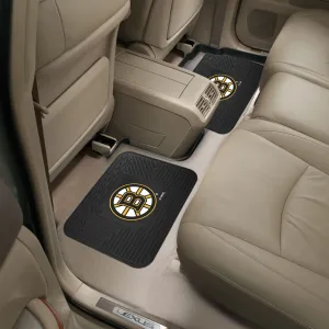 Fanmats Boston Bruins Back Seat Car Utility Mats - 2 Piece Set