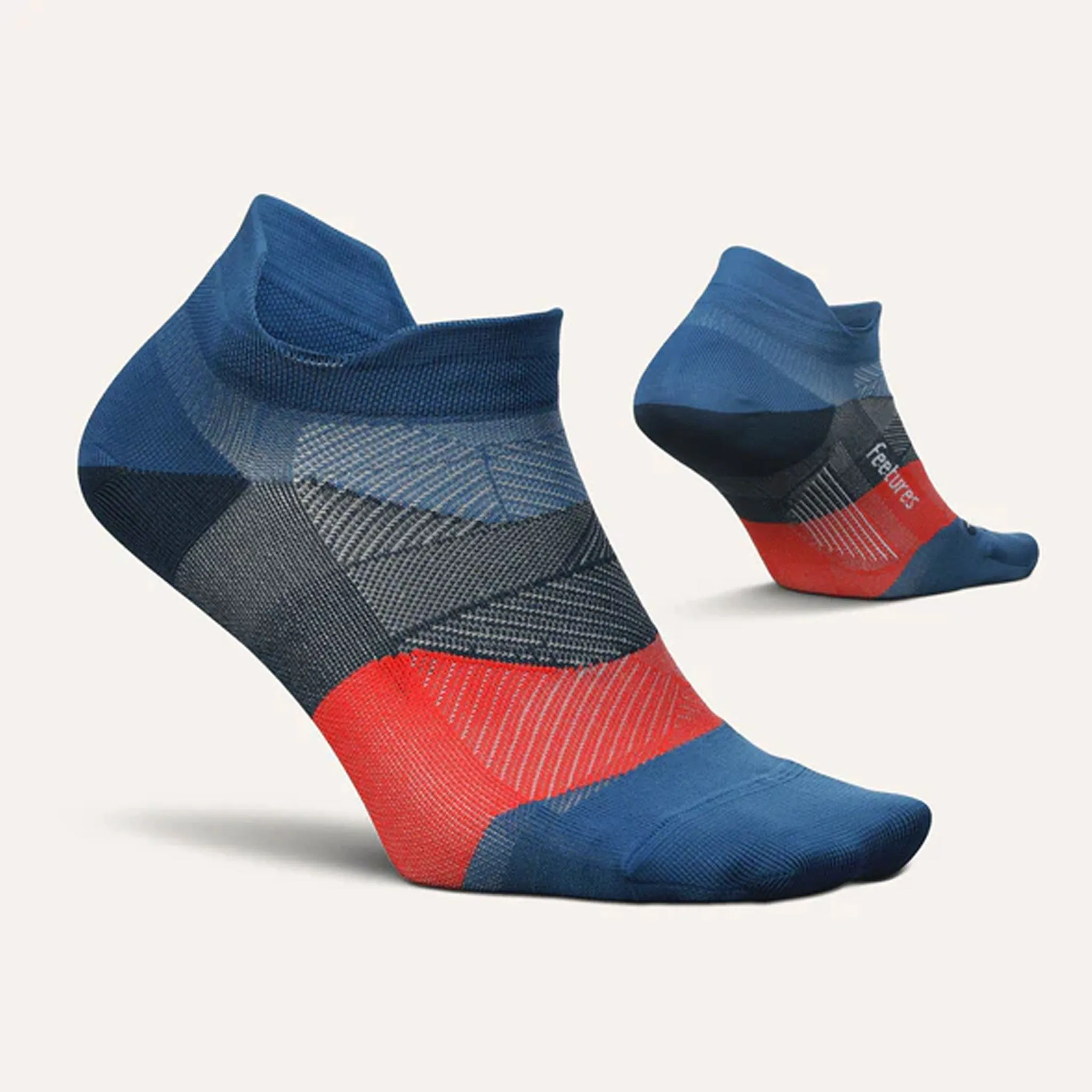 Feetures | Unisex Elite Ultra Light No Show Tab - Atmospheric Blue