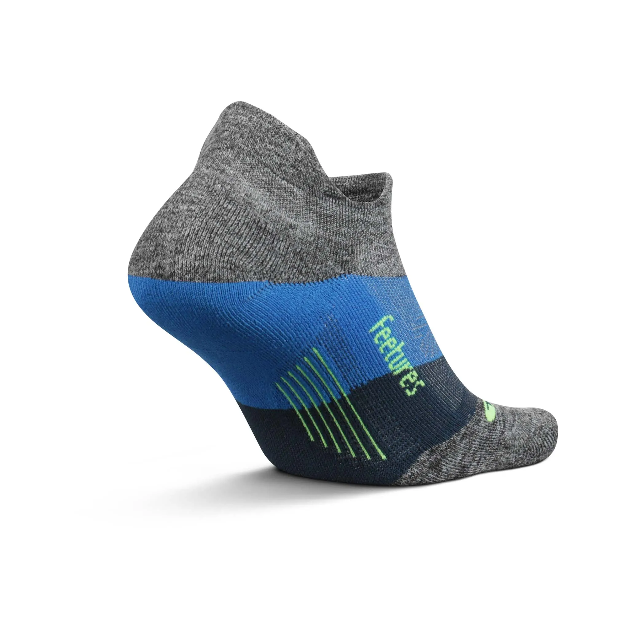 Feetures | Unisex Elite Ultra Light No Show Tab - Gravity Gray