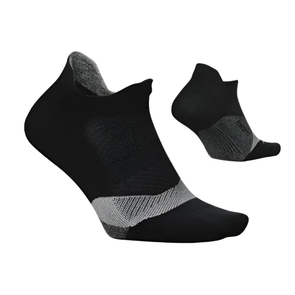 Feetures Women's Elite Light Cushion Sock - Midblock Black