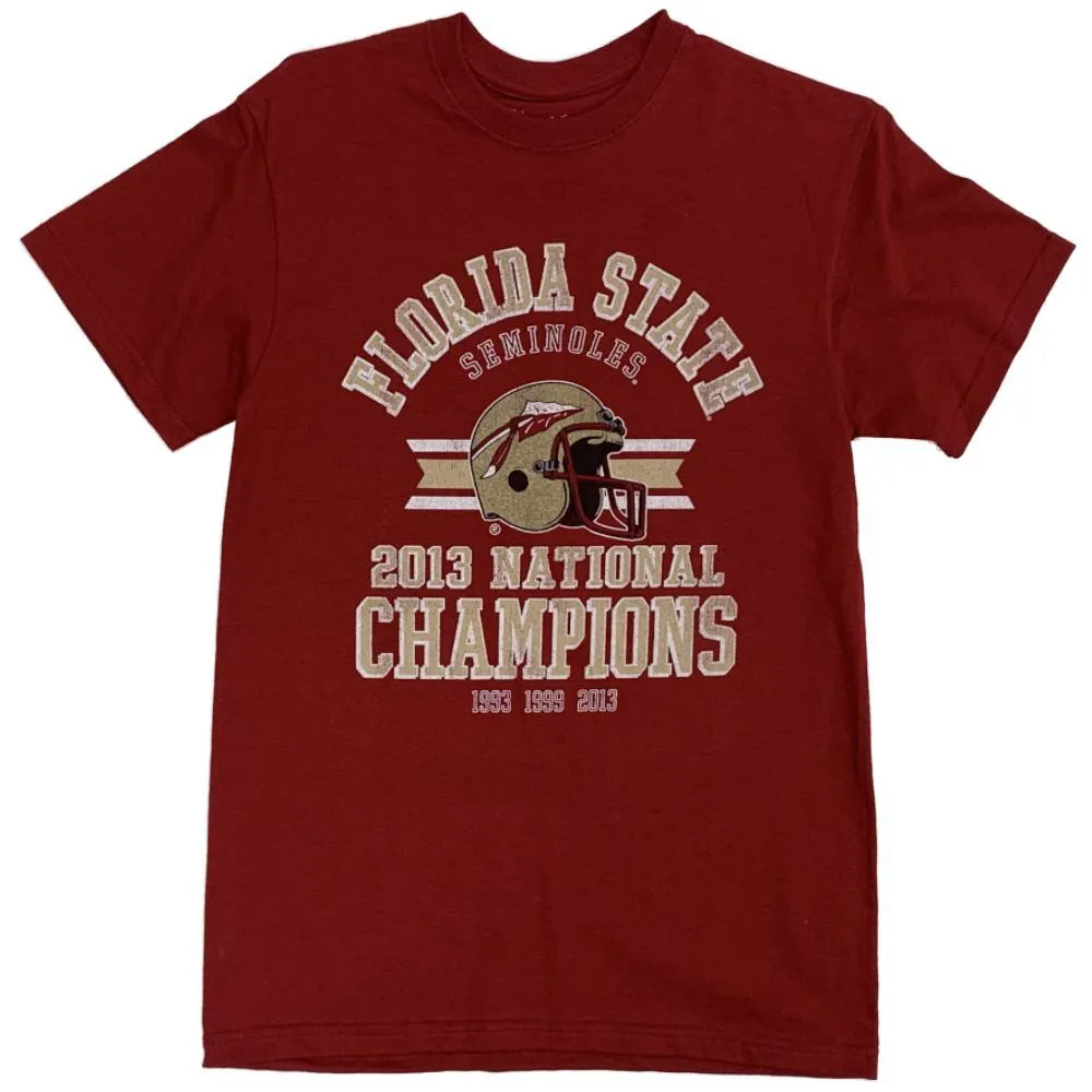 Florida State Seminoles The Victory 2013 BCS National Champs Helmet T-Shirt