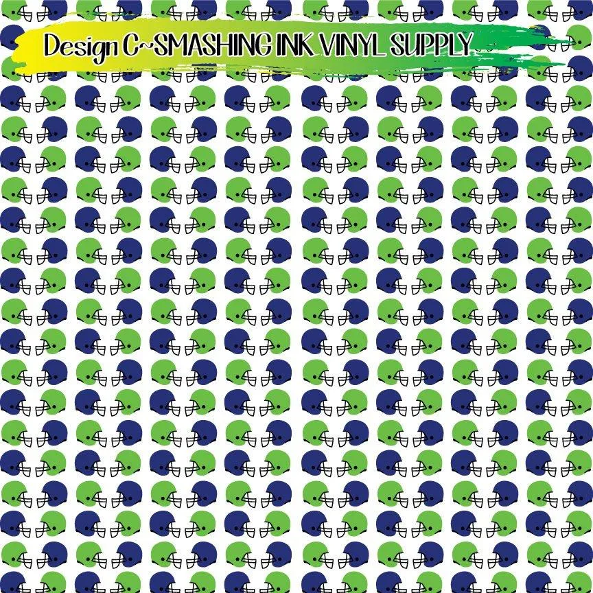 Football Patterned ★ Pattern Vinyl | Faux Leather | Sublimation (TAT 3 BUS DAYS)