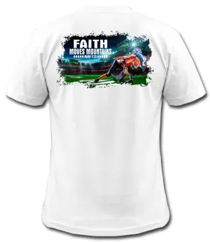 Football "Faith Moves Mountains" Tee