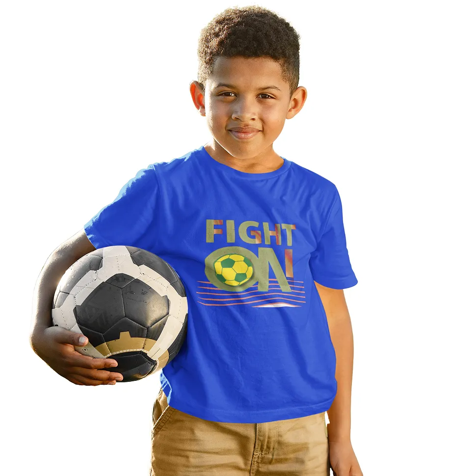 Football T Shirt for Kids D45