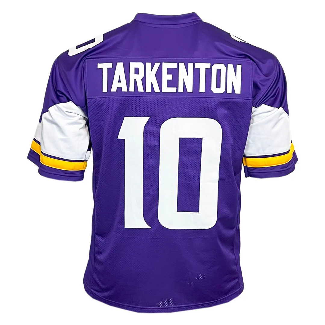 Fran Tarkenton Unsigned Minnesota Purple Football Jersey