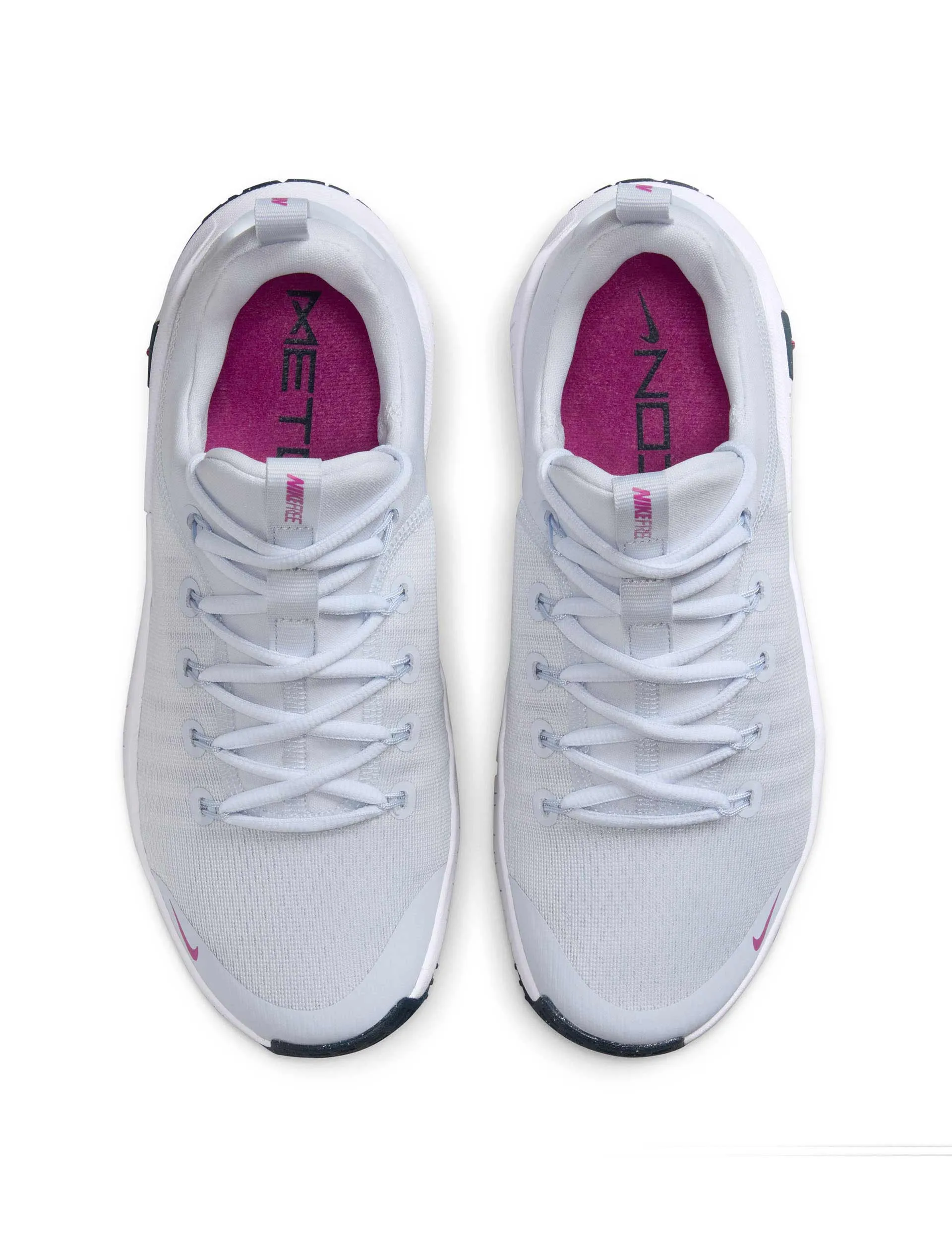 Free Metcon 6 Shoes - Football Grey/Armoury Navy/Hot Fuchsia